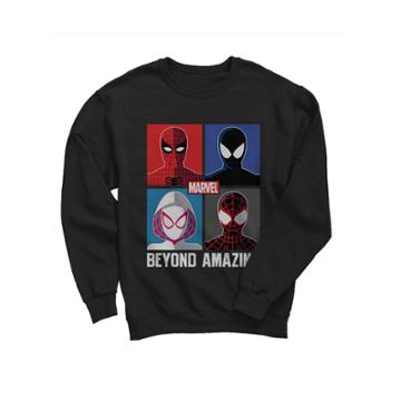 Boys' Marvel Spider-man Sweatshirt - Black
