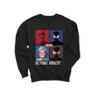 Boys' Marvel Spider-man Sweatshirt - Black