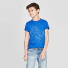 Petiteboys' Short Sleeve Graphic T-shirt - Cat & Jack Blue M, Boy's,