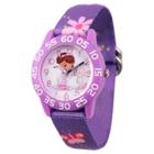 Girls' Disney Doc Mcstuffins And Lambie Purple Plastic Time Teacher Watch - Purple, Girl's