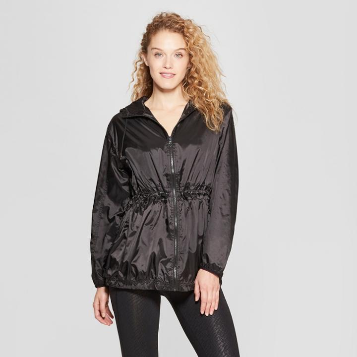 Women's Hooded Full Zip Jacket - Joylab Black