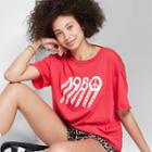 Women's Ascot + Hart 1980 Short Sleeve Graphic T-shirt - Red