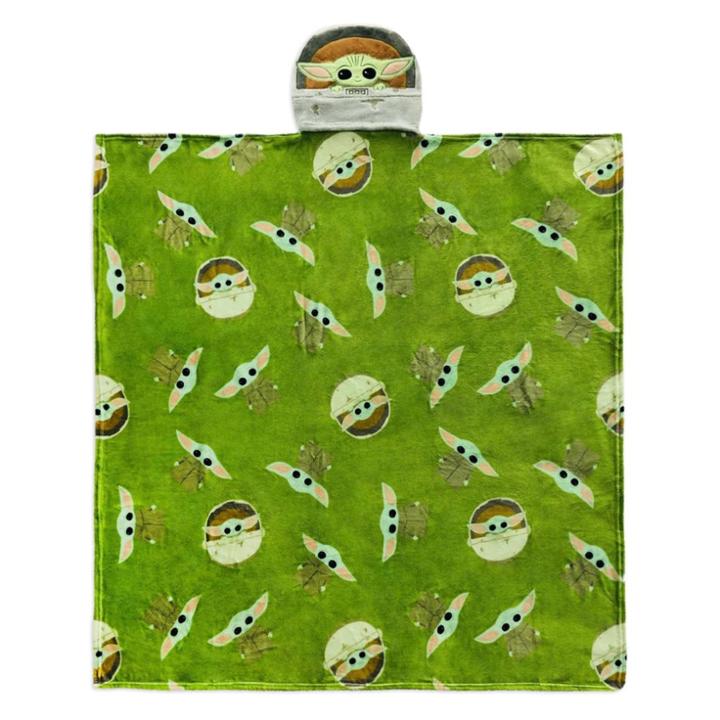 Star Wars Character Hooded Fleece Throw - The Child, One Color
