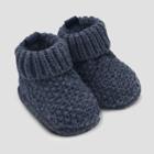 Baby Boys' Knitted Seed Slipper - Just One You Made By Carter's Blue Newborn