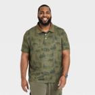 Men's Big & Tall Performance Polo Shirt - Goodfellow & Co Forest Green