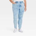 Women's Plus Size High-rise Skinny Jeans - Universal Thread Light Acid Wash 14w, Light Acid Blue