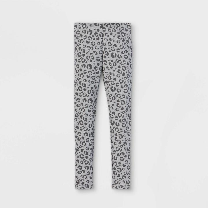 Girls' Animal Leggings - Cat & Jack Heather Gray
