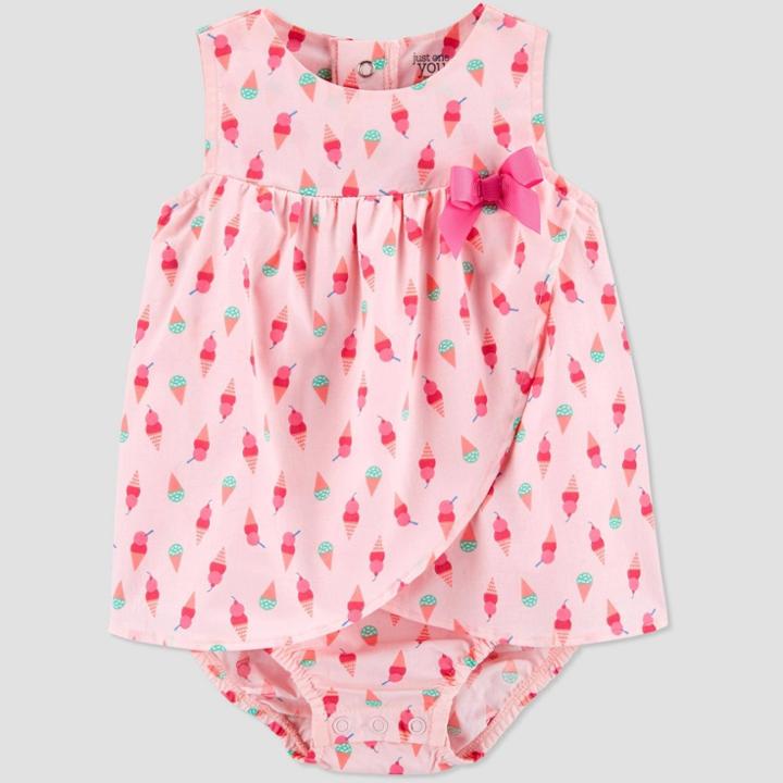 Baby Girls' One Piece Ice Cream Romper - Just One You Made By Carter's Pink Newborn