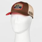 Men's Yellowstone Mesh Back Trucker Hat - Brown