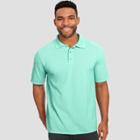 Hanes Men's Short Sleeve X-temp Performance Pique Polo Shirt - Mint (green)