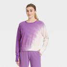 Women's French Terry Tie-dye Pullover - Joylab Amethyst