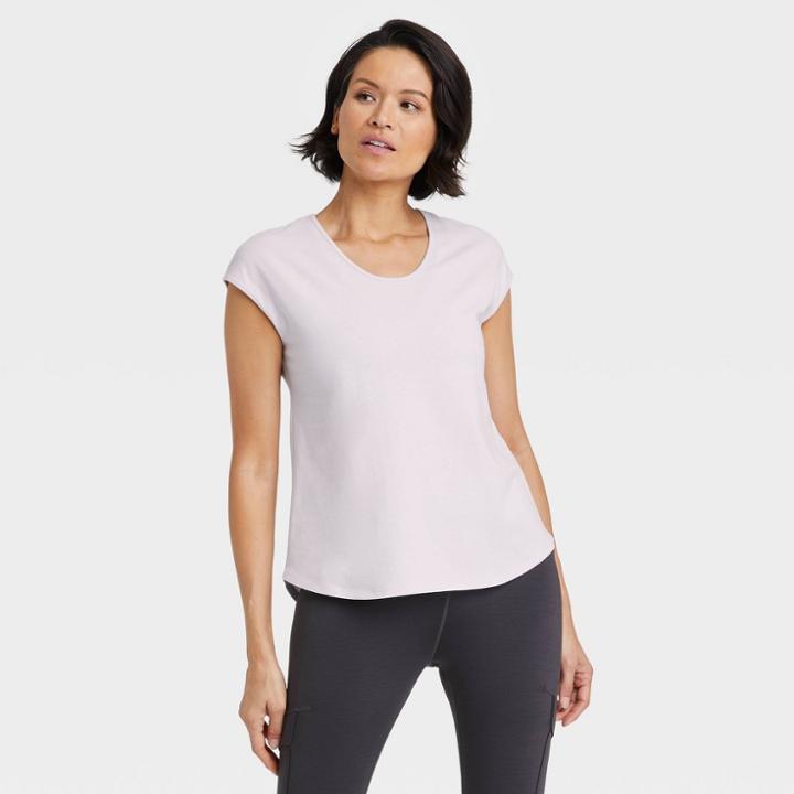 Women's Short Sleeve T-shirt - All In Motion Lavender