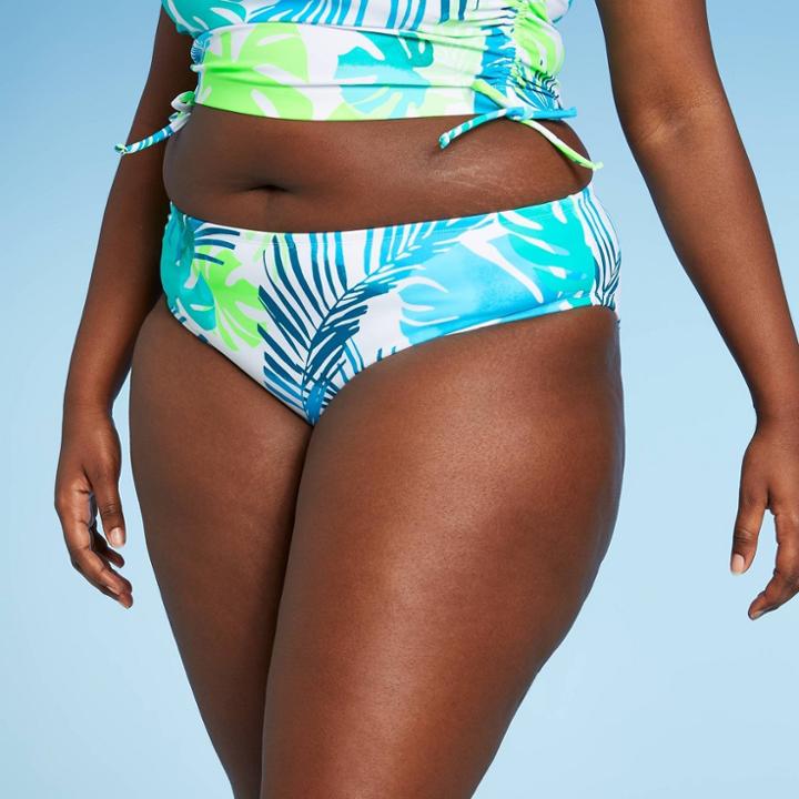 Juniors' Plus Size Cheeky Hipster Bikini Bottom - Xhilaration Multi