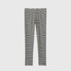 Girls' Stripe Leggings - Cat & Jack Black/cream, Black/ivory