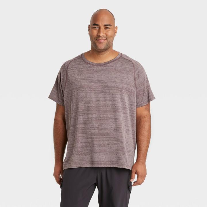 Men's Big & Tall Yoga T-shirt - All In Motion Berry