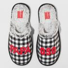 Men's Family Sleep Papa Oso Slippers - Wondershop Black