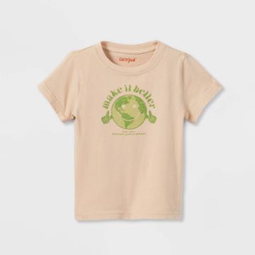 Toddler Girls' 'make It Better' Short Sleeve Graphic T-shirt - Cat & Jack Gray
