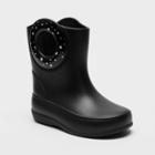 Okabashi Toddler Cam Star Print Rain Boots - Black