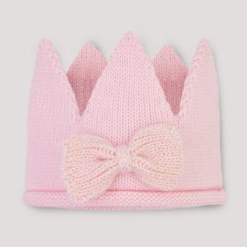 Baby Girls' Knit Crown - Cloud Island Pink