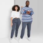 Adult Extended Size Casual Fit Taper Jogger Pants - Original Use Navy