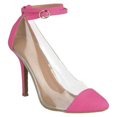 Women's Journee Collection Strap Pump - Pink