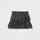 Girls' Ruffle Skirt - Art Class Black