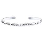 Target Silver Plated A Mother Holds Her Child's Hand Bracelet, Girl's