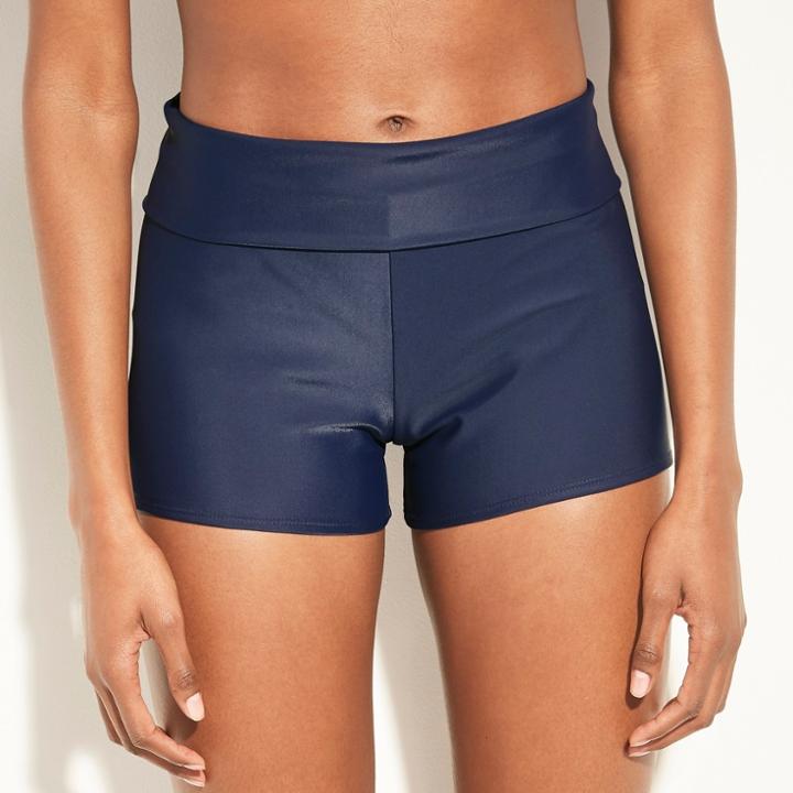 Women's Foldover Boyshort - Kona Sol Navy (blue)