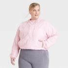 Women's Full-zip Windbreaker Jacket - All In Motion Pink