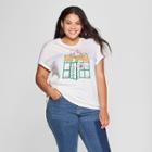 Pinky And The Brain Women's Warner Bros. Plus Size Short Sleeve Pinky & The Brain Graphic T-shirt (juniors') Cream