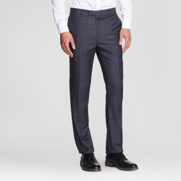 Wd·ny Black Wdny Black - Men's Solid Pants - Gray