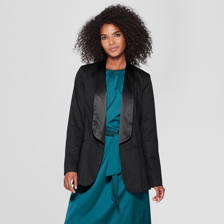 Women's Tuxedo Blazer - Who What Wear Black