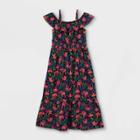 Girls' Printed Knit Maxi Flutter Sleeve Dress - Cat & Jack