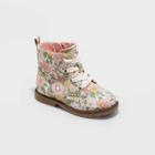 Toddler Girls' Giovanna Zipper Slip-on Lace-up Combat Boots - Cat & Jack 5,