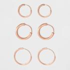 Target Endless Hoop Rose Gold Over Sterling Silver Small Three Earring Set - A New Day Rose Gold