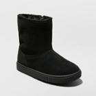 Girls' Eunice Genuine Suede Fashion Boots - Cat & Jack Black