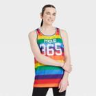 Mad Engine Pride Gender Inclusive Adult Proud 365 Rainbow Jersey Tank Top -