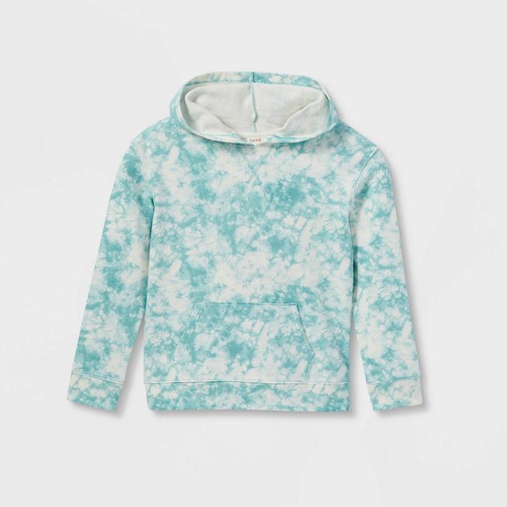 Kids' Pullover Hoodie - Cat & Jack Ocean Green