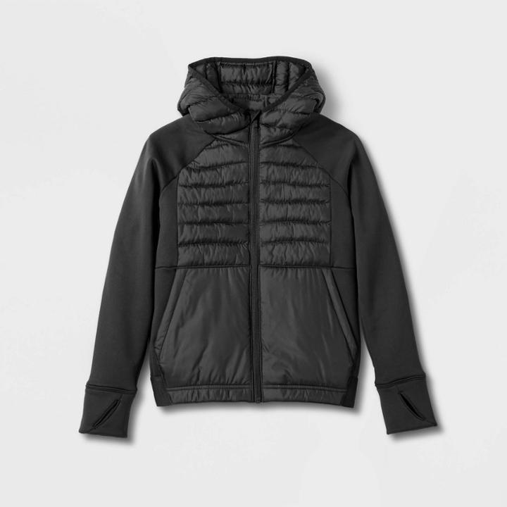 Boys' Hybrid Jacket - All In Motion Black