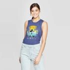 Women's Mickey Mouse Scoop Neck Hawaii Sunset Mickey Tank Top - Disney Navy