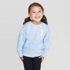 Toddler Girls' Frozen Olaf Patch Sweatshirt - Blue