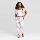 Women's French Terry Tie-dye Lounge Jogger Pants - Colsie Purple