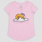 Girls' Sanrio Gudetama Short Sleeve Graphic T-shirt - Pink