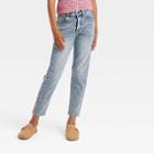 Girls' Mid-rise Girlfriend Jeans - Art Class Medium Wash