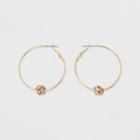 Sugarfix By Baublebar Hoop Earrings With Crystal Charms - Multicolor Rainbow, Girl's
