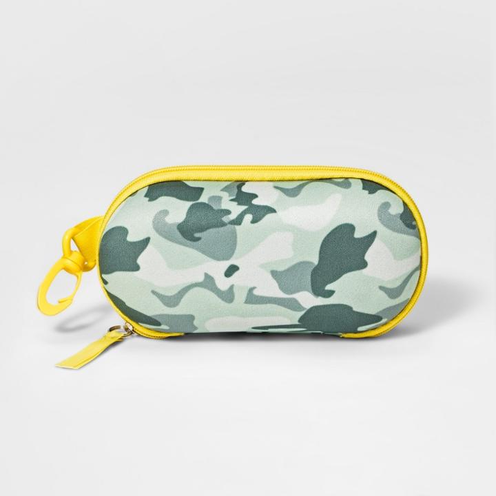 Girls' Camo Soft Zip Case - Cat & Jack, Green