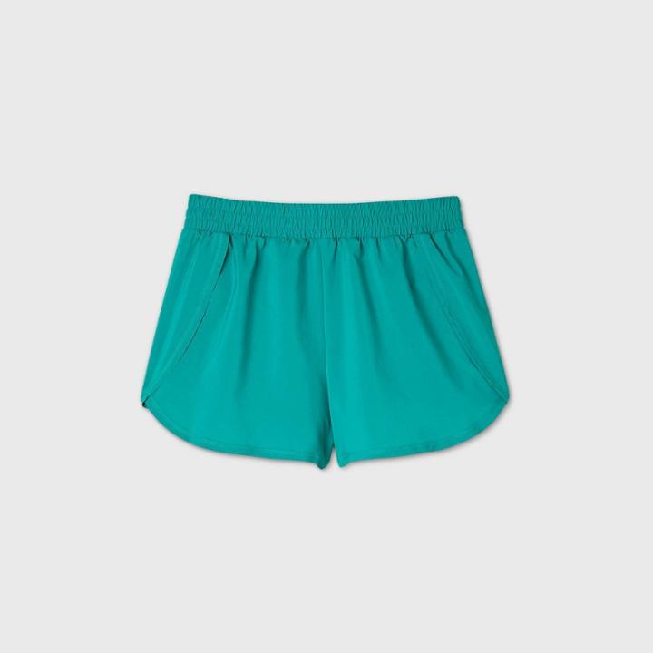 Girls' Run Shorts - All In Motion Dark Teal