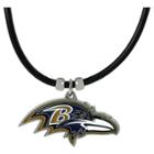 Women's Journee Collection National Football League Team Cord Necklace In Silvertone - Purple