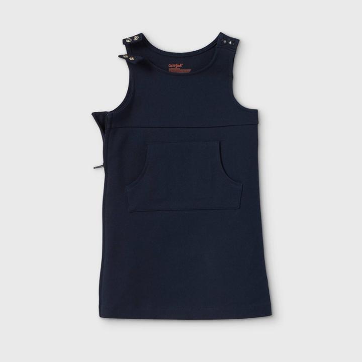 Toddler Girls' Adaptive Abdominal Access Dress - Cat & Jack Navy