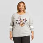 Women's Disney Plus Size Sweatshirt (juniors') - Heather Gray 2x, Women's,